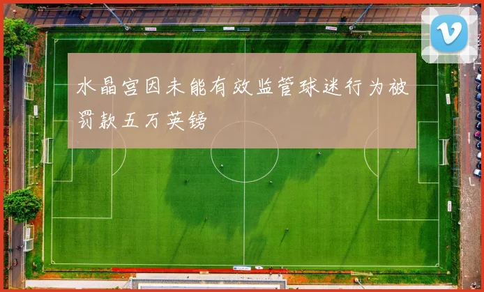 水晶宫因未能有效监管球迷行为被罚款五万英镑