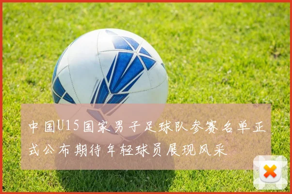 中国U15国家男子足球队参赛名单正式公布期待年轻球员展现风采